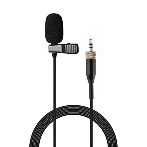 Sujeetec Lavalier Mikrofon Ansteckmikrofon kompatibel mit Sennheiser Wireless Transmitter - Unidirektionales Kondensatormikrofon - 3,5 mm Schraubverschluss Stecker Sujeetec Lavalier Mikrofon Ansteckmikrofon kompatibel mit Sennheiser Wireless Transmitter - Unidirektionales Kondensatormikrofon - 3,5 mm Schraubverschluss Stecker von Sujeetec