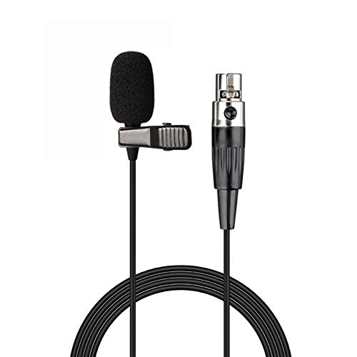 Sujeetec Lavalier Mikrofon Revers Mikrofon für AKG Samson kabellos Bodypack Transmitter Taschensender -Unidirektional Kondensator Mic - Mini XLR TA3F Stecker Sujeetec Lavalier Mikrofon Revers Mikrofon für AKG Samson kabellos Bodypack Transmitter Taschensender -Unidirektional Kondensator Mic - Mini XLR TA3F Stecker von Sujeetec