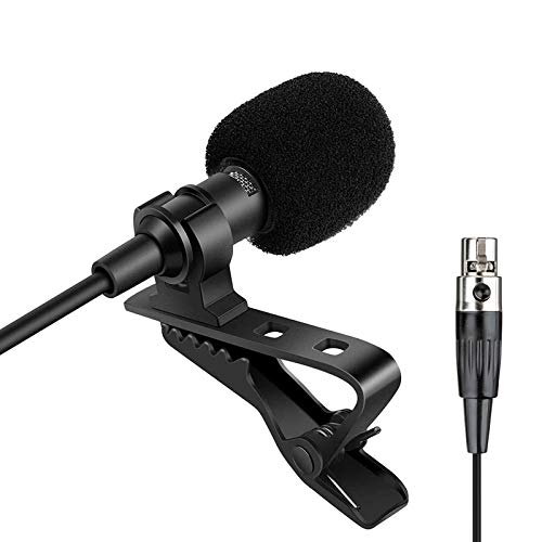Sujeetec Lavalier Mikrofon Revers Mikrofon für AKG Samson kabellos Bodypack Transmitter Taschensender -Unidirektional Kondensator Mic - Mini XLR TA3F Stecker Sujeetec Lavalier Mikrofon Revers Mikrofon für AKG Samson kabellos Bodypack Transmitter Taschensender -Unidirektional Kondensator Mic - Mini XLR TA3F Stecker von Sujeetec
