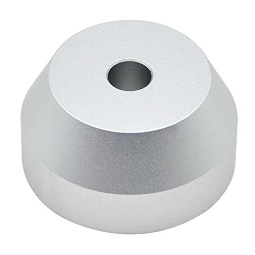 Sujurio 1 StüCk Vinyl-Schallplatten-Dome-Adapter, Universeller 45-RPM-Plattenspieler Aus Aluminium, ZubehöR für 7-EP-Schallplatten Sujurio 1 StüCk Vinyl-Schallplatten-Dome-Adapter, Universeller 45-RPM-Plattenspieler Aus Aluminium, ZubehöR für 7-EP-Schallplatten von Sujurio