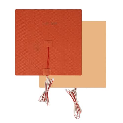 Sujurio 250 X 250 mm 3D-Drucker-Silikon-Heizkissen, Glasfasergewebe, Silikon-Heizkissen, 3D-Drucker-Heizkissen, 110 V, 450 W, 100 cm Kabellänge Sujurio 250 X 250 mm 3D-Drucker-Silikon-Heizkissen, Glasfasergewebe, Silikon-Heizkissen, 3D-Drucker-Heizkissen, 110 V, 450 W, 100 cm Kabellänge von Sujurio