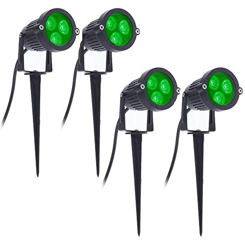 Sujurio 4 StüCke LED Garten Leuchten 3W 220V Außen Scheinwerfer mit Spike IP65 wasserdichte Garten Landschaft Dekorative Lampe GrüN Sujurio 4 StüCke LED Garten Leuchten 3W 220V Außen Scheinwerfer mit Spike IP65 wasserdichte Garten Landschaft Dekorative Lampe GrüN von Sujurio