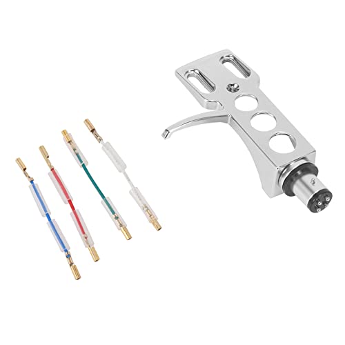 Sujurio Universal LP Plattenspieler Phono Drehscheibe Kopfschale 4-Pin Aluminium Legierung mit OFC Leadwires für Platten Spieler mit Direktantrieb Sujurio Universal LP Plattenspieler Phono Drehscheibe Kopfschale 4-Pin Aluminium Legierung mit OFC Leadwires für Platten Spieler mit Direktantrieb von Sujurio