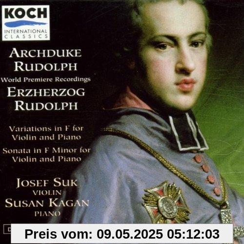 Music Of Archduke Rudolph for Violin von Suk