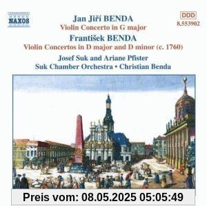 Violinkonzerte Von Jan und Franz Benda Vol. 1 von Suk