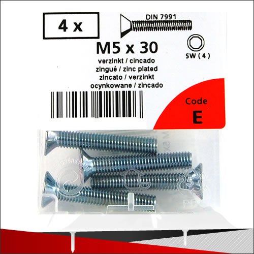 4x Senkkopfschrauben ISK, M5 x 30mm vz 4x Senkkopfschrauben ISK, M5 x 30mm vz von Suki
