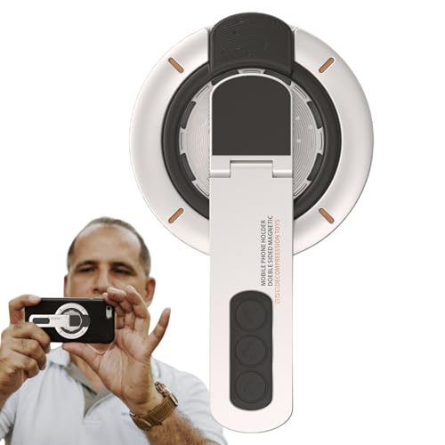 Magnetischer Handyhalter Ring | Verstellbarer Handyhalter | Portativer 360 Grad Drehbarer Starker Zwei-Seiten-Ständer Für Fitness Auto Schreibtisch Reise Wand Streaming Magnetischer Handyhalter Ring | Verstellbarer Handyhalter | Portativer 360 Grad Drehbarer Starker Zwei-Seiten-Ständer Für Fitness Auto Schreibtisch Reise Wand Streaming von Sulxyi