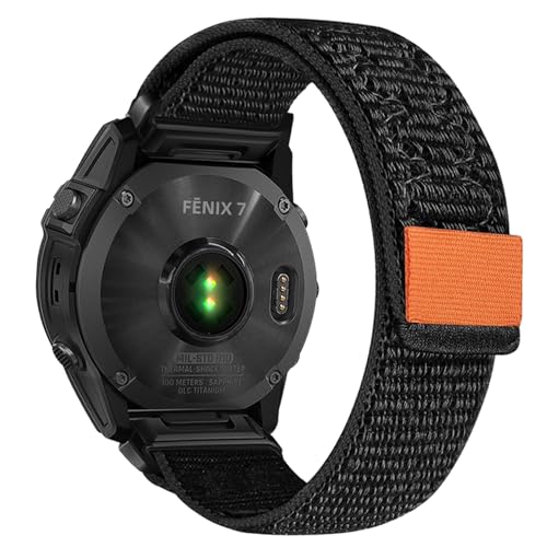 SumRioo QuickFit 22mm Armband für Garmin Fenix 7/6/5, 7 Pro Solar/7 Pro/7 Solar/6 Pro Solar/6 Pro/6 Solar/5 Plus, Nylon Uhrenarmband für Garmin Epix 2 47mm/Forerunner 965/955/945/935, Schwarz SumRioo QuickFit 22mm Armband für Garmin Fenix 7/6/5, 7 Pro Solar/7 Pro/7 Solar/6 Pro Solar/6 Pro/6 Solar/5 Plus, Nylon Uhrenarmband für Garmin Epix 2 47mm/Forerunner 965/955/945/935, Schwarz von SumRioo