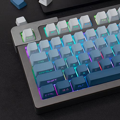 134 Tasten Double Shot Tastenkappen OEM Profil Gradient Blue Backlit Keycaps für 60% 65% 95% Cherry Mx Schalter mechanische Tastatur von Sumgsn