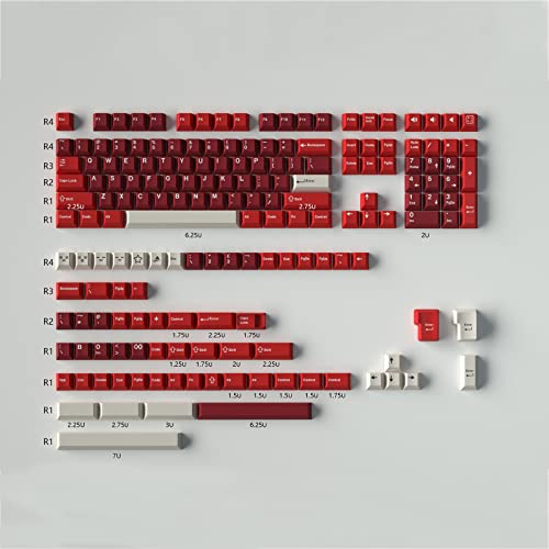 172 Tasten Doubleshot Keycaps Cherry Profil Tastenkappen 7u Spacebar für 60% 65% 95% Mechanische Tastatur ISO ANSI Layout Cherry Mx Schalter von Sumgsn