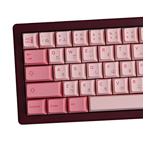 PBT Keycaps 143 Tasten Dye Sub Cherry Profil Pink Keycap Set Fit für 61/87/104/108 Cherry Mx Schalter Mechanische Tastatur von Sumgsn