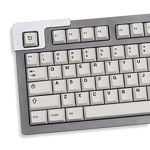 White Keycaps 121 Keys Cherry Profile Doubleshot Tastenkappen Fit für 60% 65% 95% Cherry Mx Schalter Mechanische Tastatur von Sumgsn