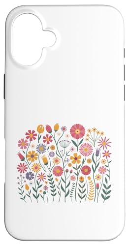 Bunte Wildblumen Hülle für iPhone 16 Plus Bunte Wildblumen Hülle für iPhone 16 Plus von Summer Aesthetic