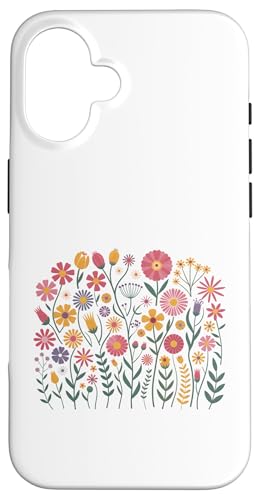 Bunte Wildblumen Hülle für iPhone 16 Bunte Wildblumen Hülle für iPhone 16 von Summer Aesthetic