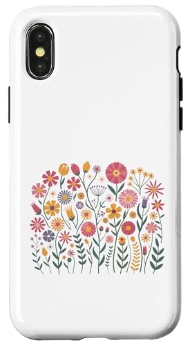 Bunte Wildblumen Hülle für iPhone X/XS Bunte Wildblumen Hülle für iPhone X/XS von Summer Aesthetic