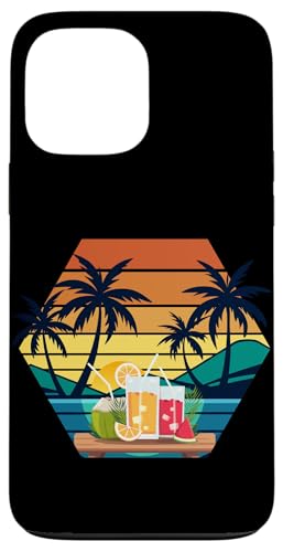 Palmen, Strand, Meer, Cocktails und Sonne Hülle für iPhone 13 Pro Max von Summer Holiday Apparel & Accessories