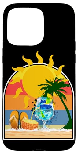 Palmen, Strand, Meer, Cocktails und Sonne Hülle für iPhone 15 Pro Max von Summer Holiday Apparel & Accessories
