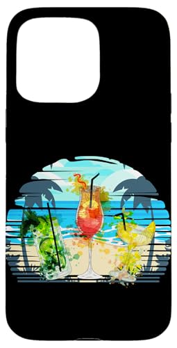Palmen, Strand, Meer, Cocktails und Sonne Hülle für iPhone 15 Pro Max von Summer Holiday Apparel & Accessories