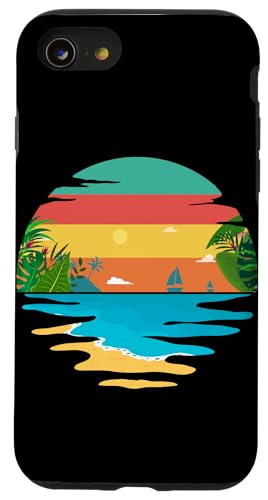 Palmen, Strand, Meer, Cocktails und Sonne Hülle für iPhone SE (2020) / 7 / 8 von Summer Holiday Apparel & Accessories