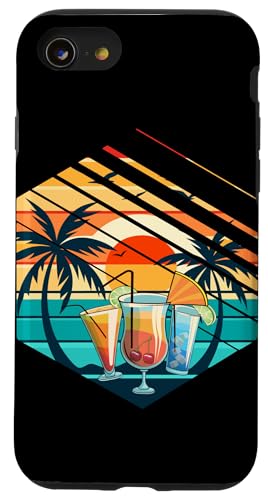 Palmen, Strand, Meer, Cocktails und Sonne Hülle für iPhone SE (2020) / 7 / 8 von Summer Holiday Apparel & Accessories