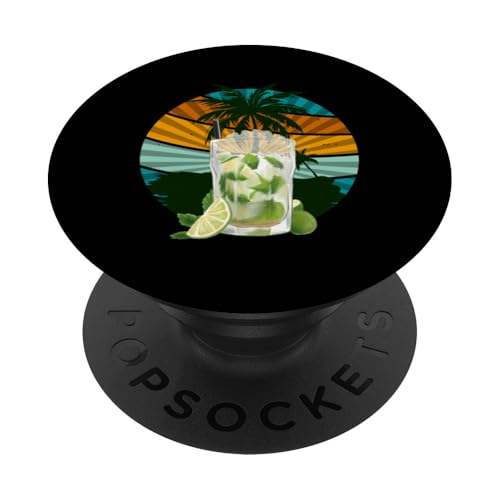 Palmen, Strand, Meer, Cocktails und Sonne PopSockets Klebender PopGrip von Summer Holiday Apparel & Accessories
