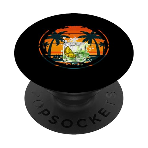 Palmen, Strand, Meer, Cocktails und Sonne PopSockets Klebender PopGrip von Summer Holiday Apparel & Accessories