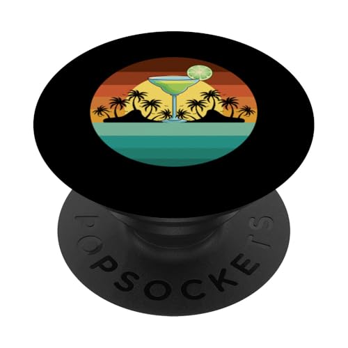 Palmen, Strand, Meer, Cocktails und Sonne PopSockets Klebender PopGrip von Summer Holiday Apparel & Accessories
