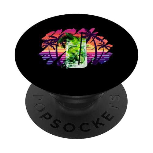 Palmen, Strand, Meer, Cocktails und Sonne PopSockets Klebender PopGrip von Summer Holiday Apparel & Accessories