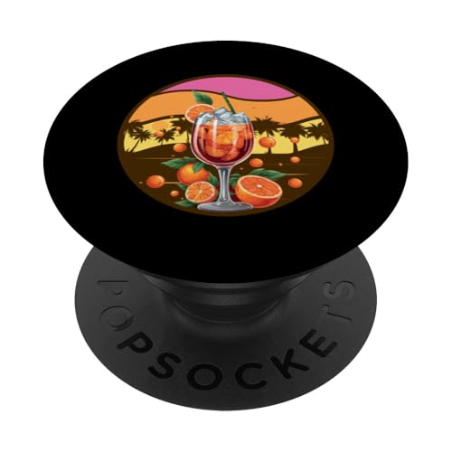Palmen, Strand, Meer, Cocktails und Sonne PopSockets Klebender PopGrip von Summer Holiday Apparel & Accessories