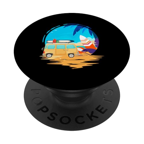 Palmen, Strand, Meer, Cocktails und Sonne PopSockets Klebender PopGrip von Summer Holiday Apparel & Accessories