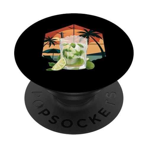 Palmen, Strand, Meer, Cocktails und Sonne PopSockets Klebender PopGrip von Summer Holiday Apparel & Accessories