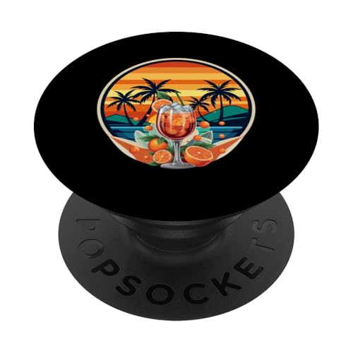 Palmen, Strand, Meer, Cocktails und Sonne PopSockets Klebender PopGrip von Summer Holiday Apparel & Accessories