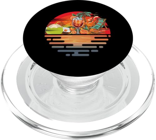 Palmen, Strand, Meer, Cocktails und Sonne PopSockets PopGrip für MagSafe von Summer Holiday Apparel & Accessories