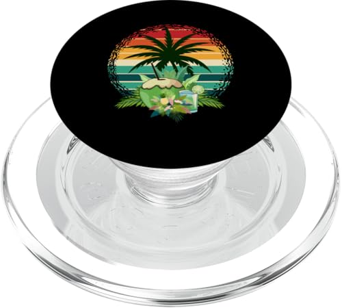 Palmen, Strand, Meer, Cocktails und Sonne PopSockets PopGrip für MagSafe von Summer Holiday Apparel & Accessories