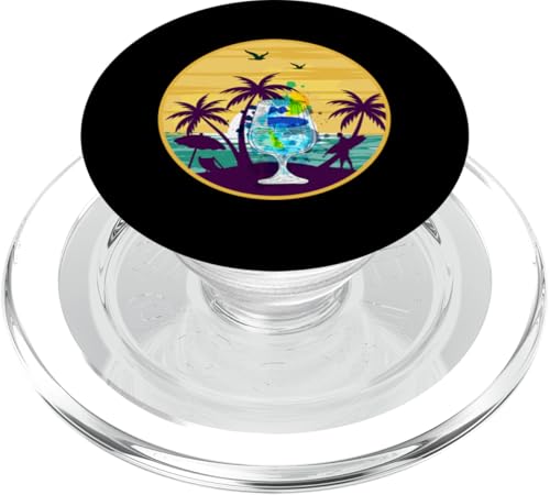 Palmen, Strand, Meer, Cocktails und Sonne PopSockets PopGrip für MagSafe von Summer Holiday Apparel & Accessories