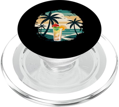 Palmen, Strand, Meer, Cocktails und Sonne PopSockets PopGrip für MagSafe von Summer Holiday Apparel & Accessories