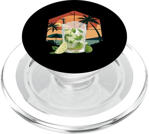 Palmen, Strand, Meer, Cocktails und Sonne PopSockets PopGrip für MagSafe von Summer Holiday Apparel & Accessories