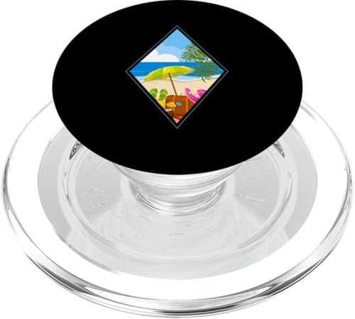 Palmen, Strand, Meer, Cocktails und Sonne PopSockets PopGrip für MagSafe von Summer Holiday Apparel & Accessories