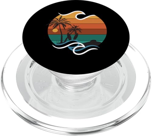 Palmen, Strand, Meer, Cocktails und Sonne PopSockets PopGrip für MagSafe von Summer Holiday Apparel & Accessories