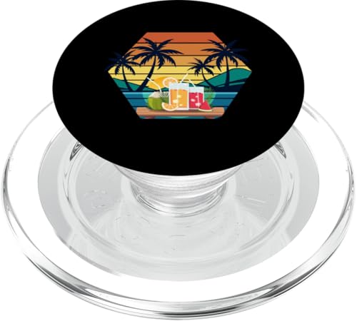 Palmen, Strand, Meer, Cocktails und Sonne PopSockets PopGrip für MagSafe von Summer Holiday Apparel & Accessories