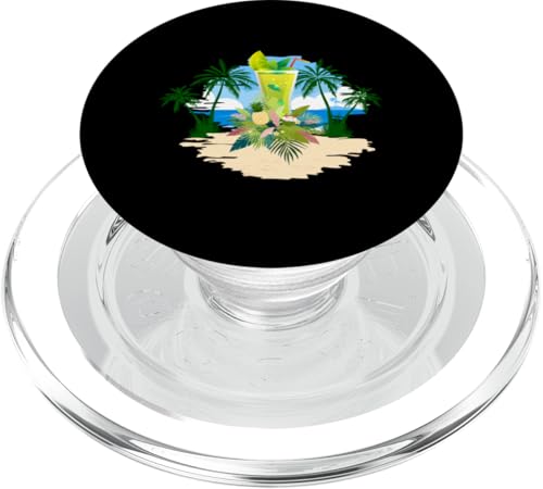 Palmen, Strand, Meer, Cocktails und Sonne PopSockets PopGrip für MagSafe von Summer Holiday Apparel & Accessories