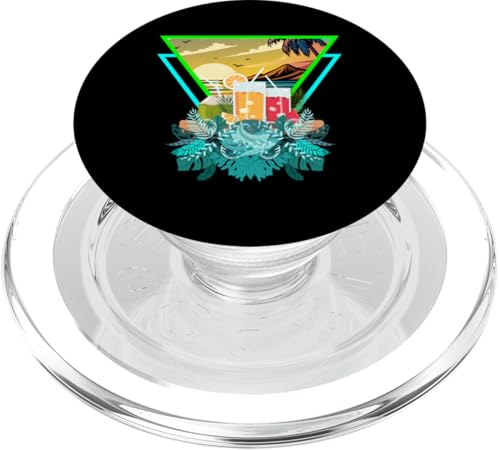 Palmen, Strand, Meer, Cocktails und Sonne PopSockets PopGrip für MagSafe von Summer Holiday Apparel & Accessories