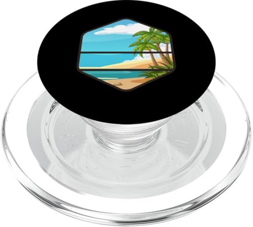 Palmen, Strand, Meer, Cocktails und Sonne PopSockets PopGrip für MagSafe von Summer Holiday Apparel & Accessories
