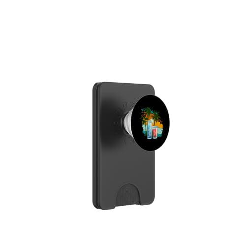 Palmen, Strand, Meer, Cocktails und Sonne PopSockets PopWallet für MagSafe von Summer Holiday Apparel & Accessories