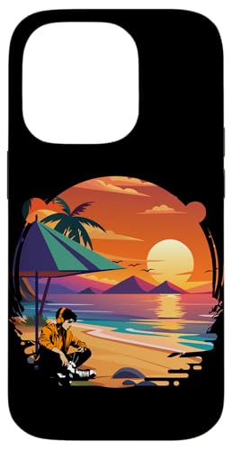 Palme, Strand, Meer, Chill und Sonne Hülle für iPhone 14 Pro von Summer Holiday Relax Apparel & Accessories
