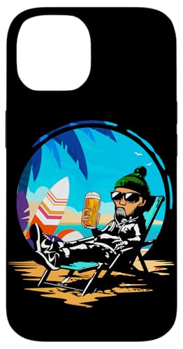 Palme, Strand, Meer, Chill und Sonne Hülle für iPhone 14 von Summer Holiday Relax Apparel & Accessories