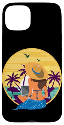Palme, Strand, Meer, Chill und Sonne Hülle für iPhone 15 Plus von Summer Holiday Relax Apparel & Accessories