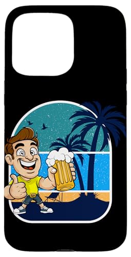 Palme, Strand, Meer, Chill und Sonne Hülle für iPhone 15 Pro Max von Summer Holiday Relax Apparel & Accessories