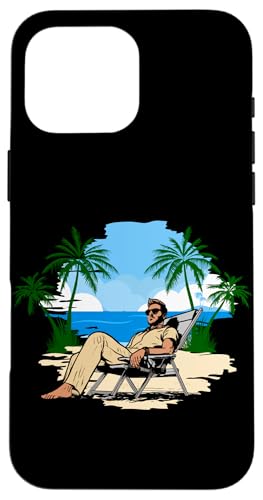 Palme, Strand, Meer, Chill und Sonne Hülle für iPhone 16 Pro Max Palme, Strand, Meer, Chill und Sonne Hülle für iPhone 16 Pro Max von Summer Holiday Relax Apparel & Accessories