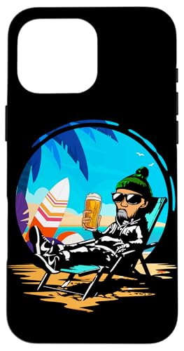 Palme, Strand, Meer, Chill und Sonne Hülle für iPhone 16 Pro Max Palme, Strand, Meer, Chill und Sonne Hülle für iPhone 16 Pro Max von Summer Holiday Relax Apparel & Accessories